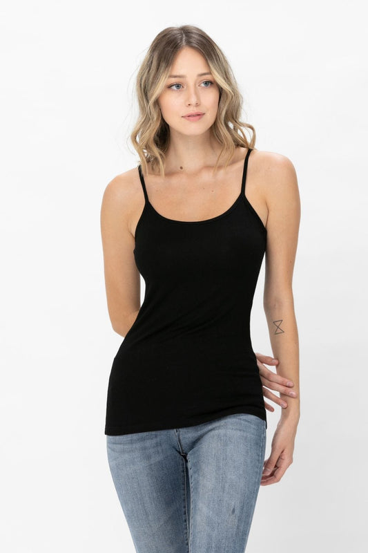 Basic Solid Shapewear Camisole Spaghetti Strap Tank Top